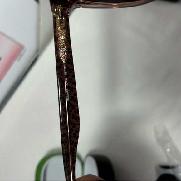 KATE SPADE DAESHA/S 305 BROWN PATTERN GRADIENT AUTHENTIC SUNGLASSES - Picture 6 of 12